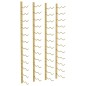 vidaXL Wand-Weinregal für 24 Flaschen 2 Stk. Golden Eisen vidaXL Wand-Weinregal für 24 Flaschen 2 Stk. Golden Eisen