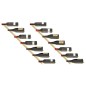 vidaXL Wand-Weinregale für 7 Flaschen 2 Stk. Golden Metall vidaXL Wand-Weinregale für 7 Flaschen 2 Stk. Golden Metall