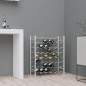 vidaXL Weinregal für 48 Flaschen Weiß Metall vidaXL Weinregal für 48 Flaschen Weiß Metall