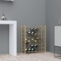 vidaXL Weinregal für 48 Flaschen Golden Metall vidaXL Weinregal für 48 Flaschen Golden Metall