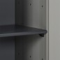 vidaXL Garten-Lagerschrank mit 1 Boden Grau und Schwarz 35x40x85 cm vidaXL Garten-Lagerschrank mit 1 Boden Grau und Schwarz 35x40x85 cm