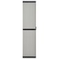 vidaXL Garten-Lagerschrank mit 3 Böden Grau & Schwarz 68x40x168 cm vidaXL Garten-Lagerschrank mit 3 Böden Grau & Schwarz 68x40x168 cm