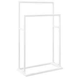 vidaXL Handtuchständer Weiß 48x24x78,5 cm Eisen