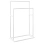 vidaXL Handtuchständer Weiß 48x24x78,5 cm Eisen vidaXL Handtuchständer Weiß 48x24x78,5 cm Eisen