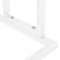 vidaXL Handtuchständer Weiß 48x24x78,5 cm Eisen vidaXL Handtuchständer Weiß 48x24x78,5 cm Eisen