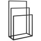 vidaXL Handtuchständer Schwarz 48x24x79 cm Eisen vidaXL Handtuchständer Schwarz 48x24x79 cm Eisen