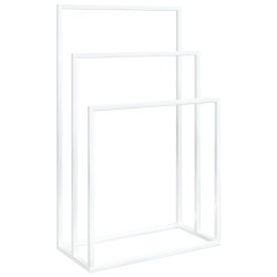 vidaXL Handtuchständer Weiß 48x24x79 cm Eisen