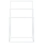 vidaXL Handtuchständer Weiß 48x24x79 cm Eisen vidaXL Handtuchständer Weiß 48x24x79 cm Eisen