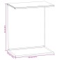 vidaXL Beistelltisch Weiß 55x35x66 cm Holzwerkstoff vidaXL Beistelltisch Weiß 55x35x66 cm Holzwerkstoff