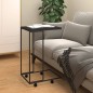 vidaXL Beistelltisch mit Rollen Schwarz 40x30x63,5 cm Holzwerkstoff vidaXL Beistelltisch mit Rollen Schwarz 40x30x63,5 cm Holzwerkstoff
