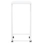 vidaXL Beistelltisch mit Rollen Weiß 40x30x63,5 cm Holzwerkstoff vidaXL Beistelltisch mit Rollen Weiß 40x30x63,5 cm Holzwerkstoff