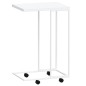 vidaXL Beistelltisch mit Rollen Weiß 40x30x63,5 cm Holzwerkstoff vidaXL Beistelltisch mit Rollen Weiß 40x30x63,5 cm Holzwerkstoff