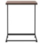 vidaXL Beistelltisch mit Rollen Schwarz 55x35x70 cm Holzwerkstoff vidaXL Beistelltisch mit Rollen Schwarz 55x35x70 cm Holzwerkstoff