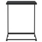 vidaXL Beistelltisch mit Rollen Schwarz 55x35x70 cm Holzwerkstoff vidaXL Beistelltisch mit Rollen Schwarz 55x35x70 cm Holzwerkstoff