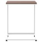 vidaXL Beistelltisch mit Rollen Weiß 55x35x70 cm Holzwerkstoff vidaXL Beistelltisch mit Rollen Weiß 55x35x70 cm Holzwerkstoff