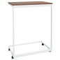 vidaXL Beistelltisch mit Rollen Weiß 55x35x70 cm Holzwerkstoff vidaXL Beistelltisch mit Rollen Weiß 55x35x70 cm Holzwerkstoff