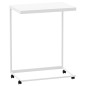 vidaXL Beistelltisch mit Rollen Weiß 55x35x70 cm Holzwerkstoff vidaXL Beistelltisch mit Rollen Weiß 55x35x70 cm Holzwerkstoff
