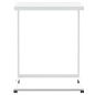vidaXL Beistelltisch mit Rollen Weiß 55x35x70 cm Holzwerkstoff vidaXL Beistelltisch mit Rollen Weiß 55x35x70 cm Holzwerkstoff