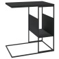 vidaXL Beistelltisch Schwarz 55x36x59,5 cm Holzwerkstoff vidaXL Beistelltisch Schwarz 55x36x59,5 cm Holzwerkstoff