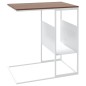 vidaXL Beistelltisch Weiß 55x36x59,5 cm Holzwerkstoff vidaXL Beistelltisch Weiß 55x36x59,5 cm Holzwerkstoff