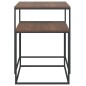 vidaXL Couchtisch-Set 2-tlg. Holzwerkstoff und Metall vidaXL Couchtisch-Set 2-tlg. Holzwerkstoff und Metall