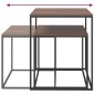 vidaXL Couchtisch-Set 2-tlg. Holzwerkstoff und Metall vidaXL Couchtisch-Set 2-tlg. Holzwerkstoff und Metall