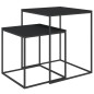 vidaXL Couchtisch-Set 2-tlg. Holzwerkstoff und Metall vidaXL Couchtisch-Set 2-tlg. Holzwerkstoff und Metall