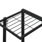 vidaXL Blumenständer 94,5x25x89 cm Schwarz Eisen vidaXL Blumenständer 94,5x25x89 cm Schwarz Eisen