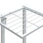 vidaXL Blumenständer mit Rollen 94,5x24,5x91,5 cm Weiß Eisen vidaXL Blumenständer mit Rollen 94,5x24,5x91,5 cm Weiß Eisen