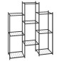vidaXL Blumenständer 83x25x100 cm Schwarz Eisen vidaXL Blumenständer 83x25x100 cm Schwarz Eisen