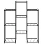 vidaXL Blumenständer 83x25x100 cm Schwarz Eisen vidaXL Blumenständer 83x25x100 cm Schwarz Eisen