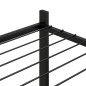 vidaXL Blumenständer 83x25x100 cm Schwarz Eisen vidaXL Blumenständer 83x25x100 cm Schwarz Eisen