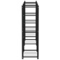 vidaXL Blumenständer 83x25x80 cm Schwarz Eisen vidaXL Blumenständer 83x25x80 cm Schwarz Eisen