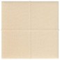 Wandpaneele 12 Stk. Creme 30x30 cm Stoff 1,08 m² Wandpaneele 12 Stk. Creme 30x30 cm Stoff 1,08 m²