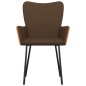 vidaXL Esszimmerstühle 2 Stk. Braun Stoff und Kunstleder vidaXL Esszimmerstühle 2 Stk. Braun Stoff und Kunstleder