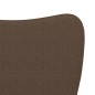 vidaXL Esszimmerstühle 2 Stk. Braun Stoff und Kunstleder vidaXL Esszimmerstühle 2 Stk. Braun Stoff und Kunstleder