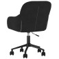 vidaXL Bürostuhl Drehbar Schwarz Samt vidaXL Bürostuhl Drehbar Schwarz Samt