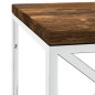 vidaXL Couchtisch Edelstahl und Altholz Massiv vidaXL Couchtisch Edelstahl und Altholz Massiv