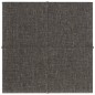 Wandpaneele 12 Stk. Dunkelgrau 30x30 cm Stoff 1,08 m² Wandpaneele 12 Stk. Dunkelgrau 30x30 cm Stoff 1,08 m²