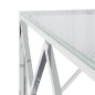 vidaXL Couchtisch 80x80x40 cm Edelstahl und Glas vidaXL Couchtisch 80x80x40 cm Edelstahl und Glas