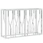 vidaXL Konsolentisch 110x30x70 cm Edelstahl und Glas vidaXL Konsolentisch 110x30x70 cm Edelstahl und Glas