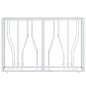 vidaXL Konsolentisch 110x30x70 cm Edelstahl und Glas vidaXL Konsolentisch 110x30x70 cm Edelstahl und Glas