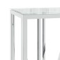 vidaXL Konsolentisch 110x30x70 cm Edelstahl und Glas vidaXL Konsolentisch 110x30x70 cm Edelstahl und Glas