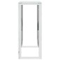 vidaXL Konsolentisch 70x30x70 cm Edelstahl und Glas vidaXL Konsolentisch 70x30x70 cm Edelstahl und Glas