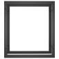 vidaXL Brennholzregal Mattschwarz 50x28x56 cm Stahl vidaXL Brennholzregal Mattschwarz 50x28x56 cm Stahl