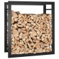 vidaXL Brennholzregal Mattschwarz 50x28x56 cm Stahl vidaXL Brennholzregal Mattschwarz 50x28x56 cm Stahl