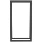 vidaXL Brennholzregal Mattschwarz 50x28x94 cm Stahl vidaXL Brennholzregal Mattschwarz 50x28x94 cm Stahl