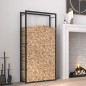vidaXL Brennholzregal Mattschwarz 80x28x154 cm Stahl vidaXL Brennholzregal Mattschwarz 80x28x154 cm Stahl