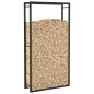 vidaXL Brennholzregal Mattschwarz 80x28x154 cm Stahl vidaXL Brennholzregal Mattschwarz 80x28x154 cm Stahl