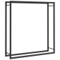 vidaXL Brennholzregal Mattschwarz 110x28x116 cm Stahl vidaXL Brennholzregal Mattschwarz 110x28x116 cm Stahl